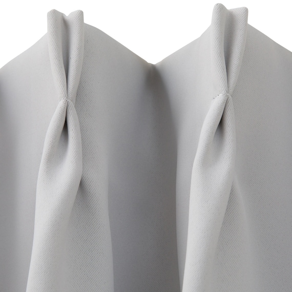 【防炎セット】4枚セットカーテン 遮光1級・遮熱・保温・昼遮像・UVカット (100x70x2 SV-53) 4枚目画像