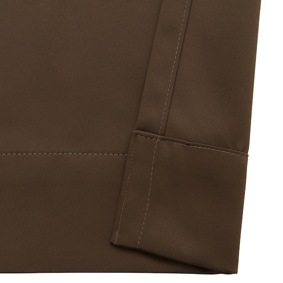 【防炎セット】4枚セットカーテン 遮光1級・遮熱・保温・昼遮像・UVカット (100x70x2 DBR-12) 6枚目画像