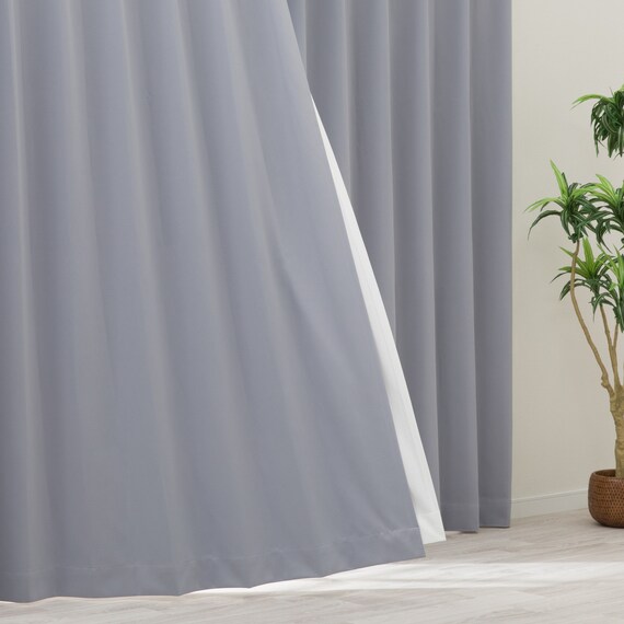 【防炎セット】4枚セットカーテン　遮光1級・遮熱・保温・昼遮像・UVカット (100x70x2 AGY-55) 1枚目画像