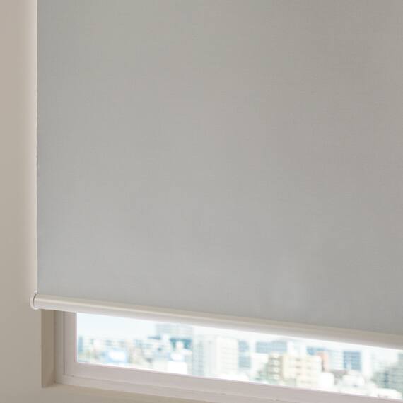 電動遮光ロールスクリーン SPR(ホワイト 60X180) 1枚目画像