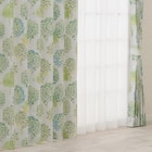 遮光2級・遮熱カーテン(RD136 グリーン 100X110X2) 1枚目画像