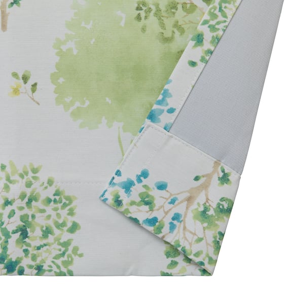 遮光2級・遮熱カーテン(RD136 グリーン 100X110X2) 4枚目画像