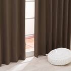遮光1級・遮熱カーテン＆遮熱・遮像レースカーテン4枚セット(100X190X4 ダークモカ DH155) 8枚目画像