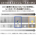 遮光1級・遮熱カーテン＆遮熱・遮像レースカーテン4枚セット(100X135X4 ブラック DH155) 5枚目画像