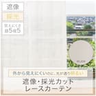 遮像・採光レースカーテン(RL208 100X108X2) 6枚目画像