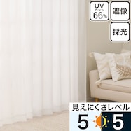 遮像・採光レースカーテン RL208