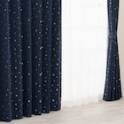 遮光1級カーテン(RD138 ブルー 100X110X2) 1枚目画像