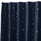 遮光1級カーテン(RD138 ブルー 100X110X2) 3枚目画像