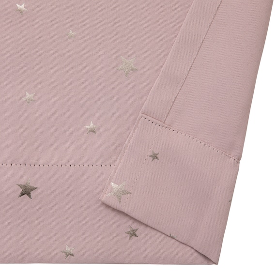 遮光3級カーテン(RD138 ローズ 100X110X2) 4枚目画像