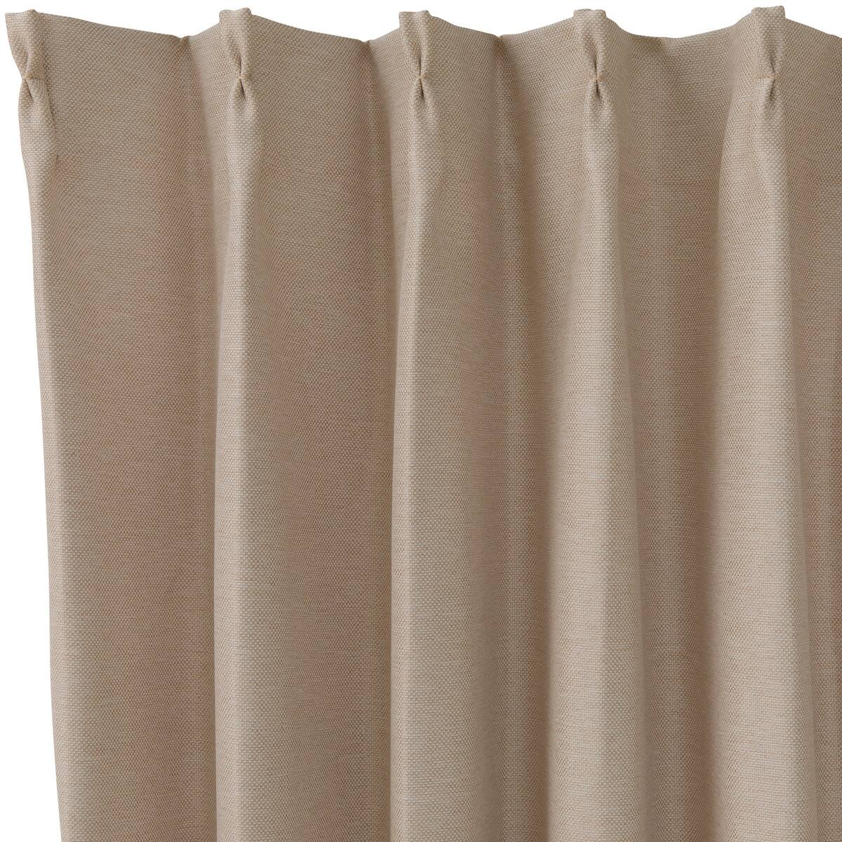 1枚入り）遮光1級・遮熱・防炎カーテン(RD141 ベージュ 100X190X1