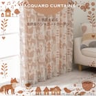 お部屋を彩る北欧風のジャガードカーテン 273サイズ Forest 100x70x2 6枚目画像