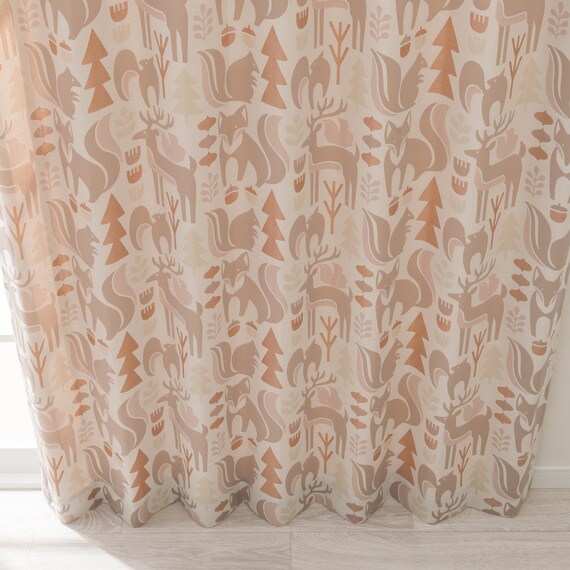 お部屋を彩る北欧風のジャガードカーテン 273サイズ  Forest 100x70x2 11枚目画像