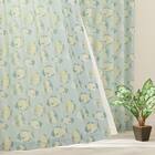 お部屋を彩る北欧風のジャガードカーテン 273サイズ  Fish 100x70x2 1枚目画像