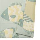 お部屋を彩る北欧風のジャガードカーテン 273サイズ  Fish 100x70x2 7枚目画像