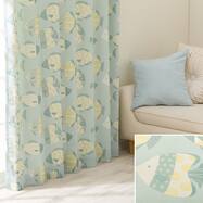 お部屋を彩る北欧風のジャガードカーテン 273サイズ  Fish