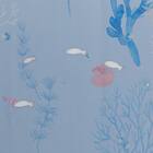 光を楽しむ透かし彫りカーテン 273サイズ　海と魚 100x70x2 6枚目画像