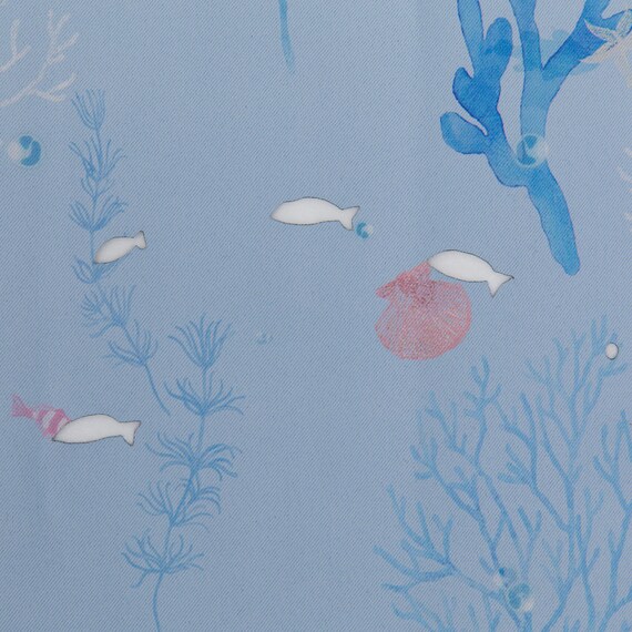 光を楽しむ透かし彫りカーテン 273サイズ　海と魚 100x70x2 6枚目画像