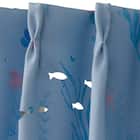 光を楽しむ透かし彫りカーテン 273サイズ 海と魚 100x70x2 7枚目画像