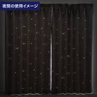 光を楽しむ透かし彫りカーテン 273サイズ  星と月 100x70x2　IV 4枚目画像