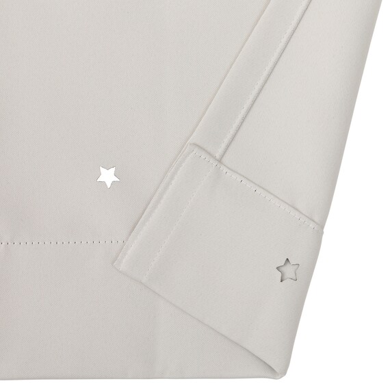 光を楽しむ透かし彫りカーテン 273サイズ 星と月 100x70x2 IV 9枚目画像