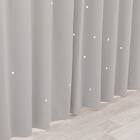 光を楽しむ透かし彫りカーテン 273サイズ  星と月 100x70x2　GY 6枚目画像