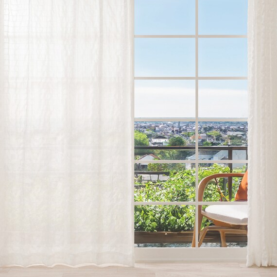 【もこもこ立体レースカーテン(日本製)】　遮像・遮熱・保温・UVカット156サイズ (VL7173　100x68x2) 2枚目画像