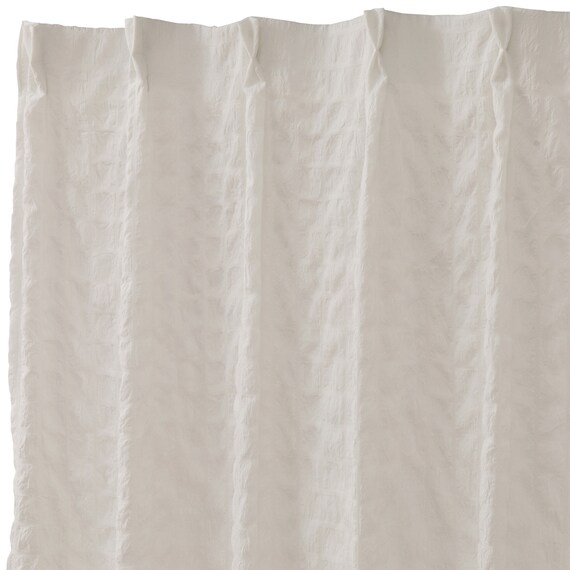 【もこもこ立体レースカーテン(日本製)】　遮像・遮熱・保温・UVカット156サイズ (VL7173　100x68x2) 4枚目画像