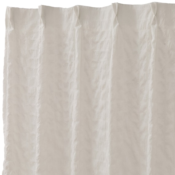 【もこもこ立体レースカーテン(日本製)】 遮像・遮熱・保温・UVカット156サイズ (VL7173 100x68x2) 4枚目画像