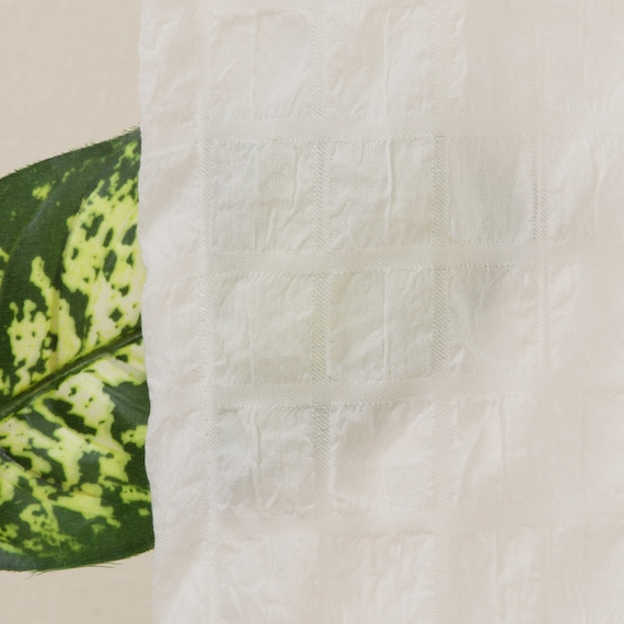 【もこもこ立体レースカーテン(日本製)】 遮像・遮熱・保温・UVカット156サイズ (VL7173 100x68x2) 5枚目画像