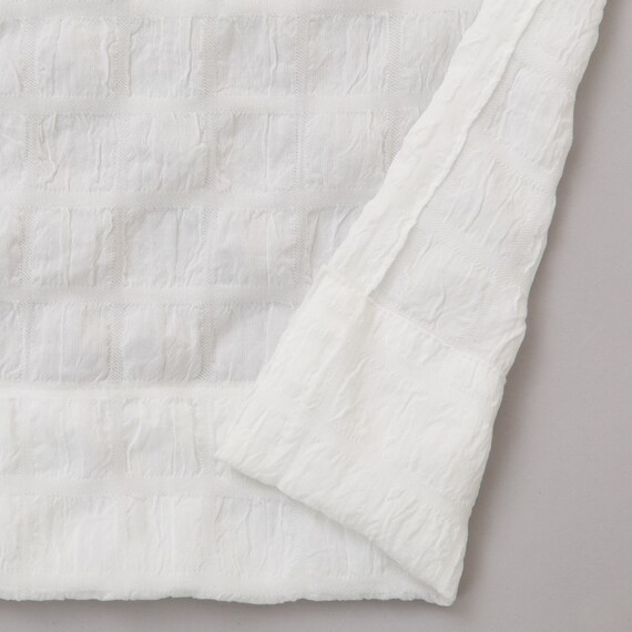 【もこもこ立体レースカーテン(日本製)】　遮像・遮熱・保温・UVカット156サイズ (VL7173　100x68x2) 6枚目画像