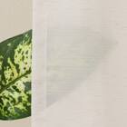 【麻入りレースカーテン】　昼遮像・遮熱・保温・UVカット156サイズ　(VL7155　100x68x2) 5枚目画像