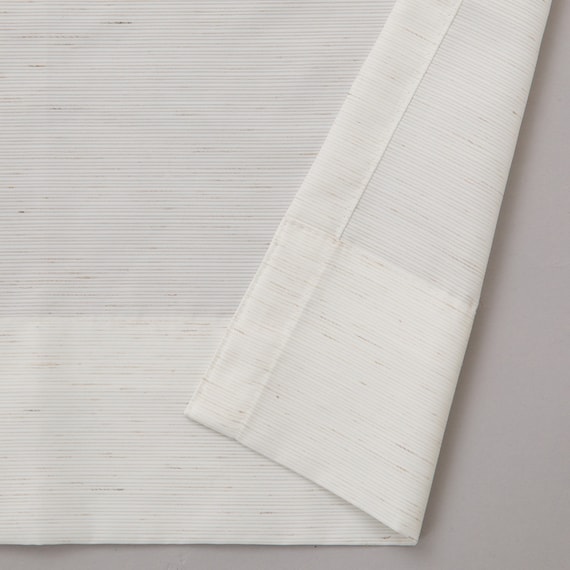 【麻入りレースカーテン】 昼遮像・遮熱・保温・UVカット156サイズ (VL7155 100x68x2) 6枚目画像