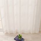 【麻入りレースカーテン】　昼遮像・遮熱・保温・UVカット156サイズ　(VL7155　100x68x2) 7枚目画像