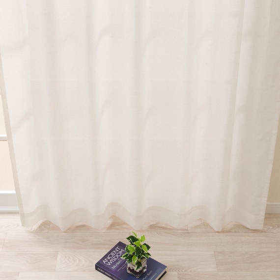 【麻入りレースカーテン】 昼遮像・遮熱・保温・UVカット156サイズ (VL7155 100x68x2) 7枚目画像