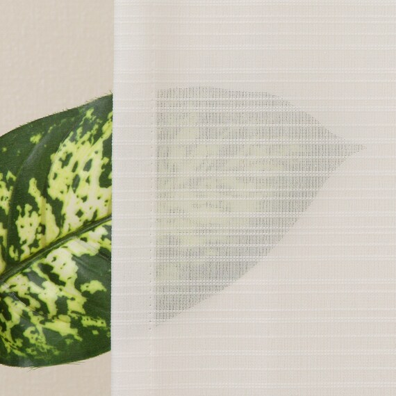 【風を通すレースカーテン(日本製)】　通気性・昼遮像・遮熱・UVカット156サイズ (JAB4220　100x68x2) 11枚目画像