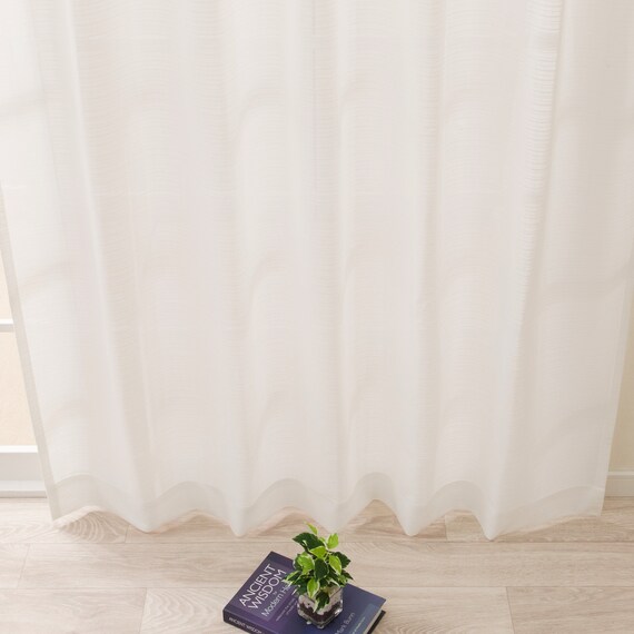 【風を通すレースカーテン(日本製)】　通気性・昼遮像・遮熱・UVカット156サイズ (JAB4220　100x68x2) 13枚目画像