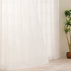 【風を通すレースカーテン(日本製)】　通気性・昼遮像・遮熱・UVカット156サイズ (JAB4222　100x68x2) 1枚目画像