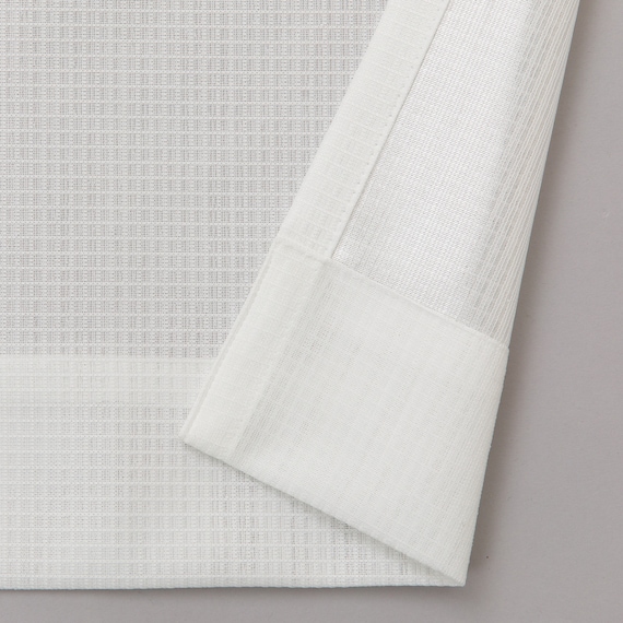 【風を通すレースカーテン(日本製)】 通気性・昼遮像・遮熱・UVカット156サイズ (JAB4222 100x68x2) 12枚目画像