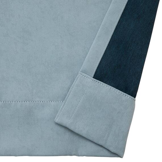 遮光1級カーテン(RD131 ブルー 100X110X2) 4枚目画像