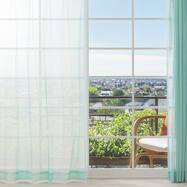お好みサイズグラデーションレースカーテン RL239 オーロラブルー