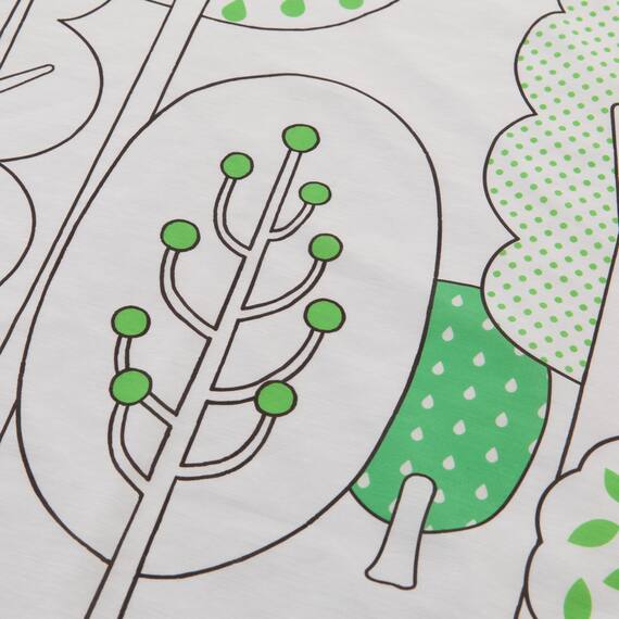 遮像・UVカット・遮熱・保温 182サイズ 北欧風キッズレースカーテン (NTW10630 100X133X2) 4枚目画像