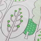 遮像・UVカット・遮熱・保温 182サイズ 北欧風キッズレースカーテン (NTW10630 100X133X2) 4枚目画像