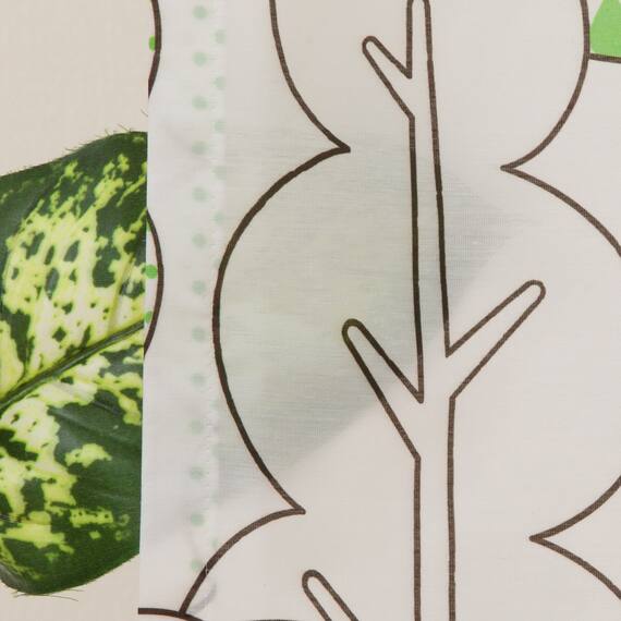 遮像・UVカット・遮熱・保温 182サイズ 北欧風キッズレースカーテン (NTW10630 100X133X2) 6枚目画像