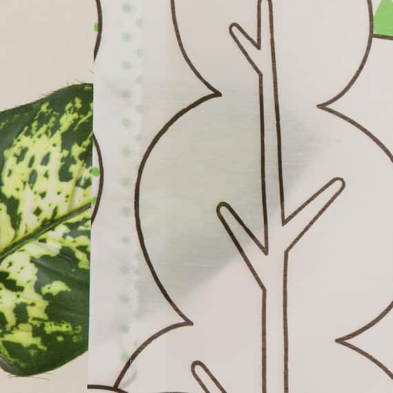 遮像・UVカット・遮熱・保温 182サイズ 北欧風キッズレースカーテン (NTW10630 100X133X2) 6枚目画像