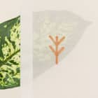 心安らぐ・北欧風のもこもこ刺繍レースカーテン 273サイズ Forest (NTW4234 100X68X2) 9枚目画像