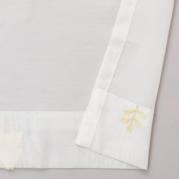 心安らぐ・北欧風のもこもこ刺繍レースカーテン 273サイズ Forest (NTW4234 100X68X2) 10枚目画像