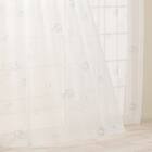 心躍る・北欧風のきらめく刺繍レースカーテン 273サイズ Fish (NTW4235 100X68X2) 1枚目画像