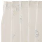 心躍る・北欧風のきらめく刺繍レースカーテン 273サイズ Fish (NTW4235 100X68X2) 6枚目画像