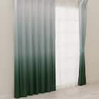 遮光2級・遮熱グラデーションカーテン(RD145 グリーン 100X110X2) 1枚目画像