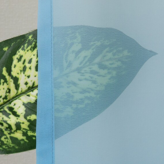 グラデーションレースカーテン(RL240 ブルー 100X108X2) 6枚目画像